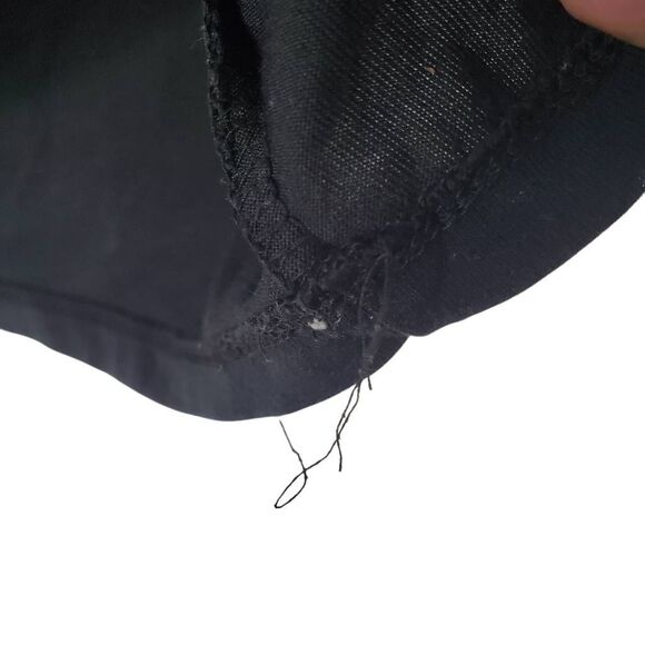 Nike Dri-Fit V-neck Run Dont Hide Short Sleeve Athletic Cut Graphic Tee Black XS - Picture 13 of 14